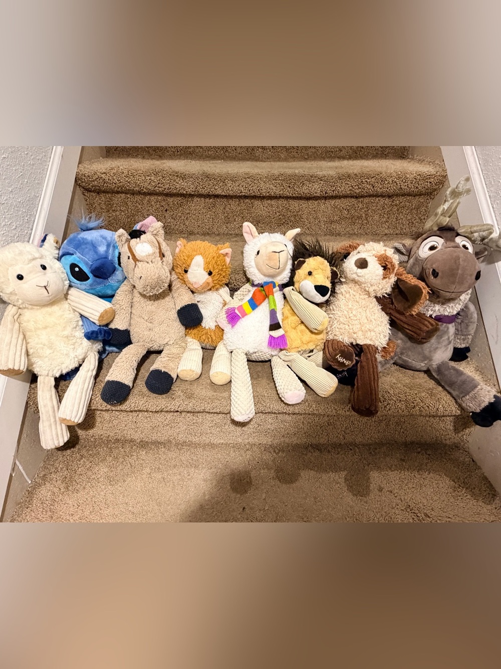 Scentsy Buddies lot of 8 dog sheep cat stitch Disney retired